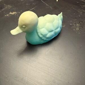 Pastel Duck Figurine